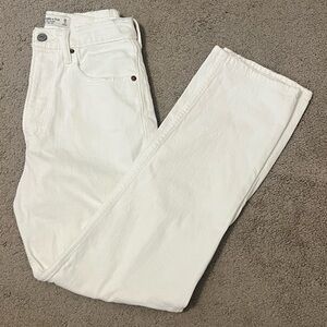 Abercrombie Ankle Straight Ultra High Rise Jeans